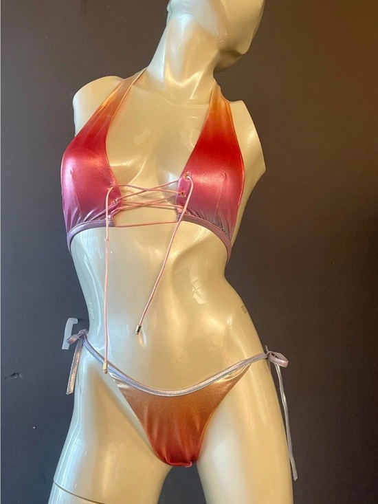 sauvage Other - Sauvage Swimwear Tequila Sunrise Side Tie Bikini Never Worn-New